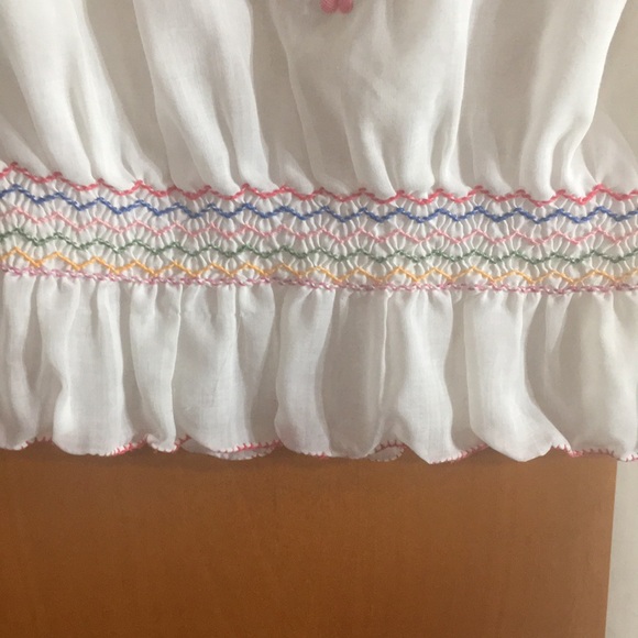 Vintage Embroidered Blouse peasant style - Picture 3 of 5